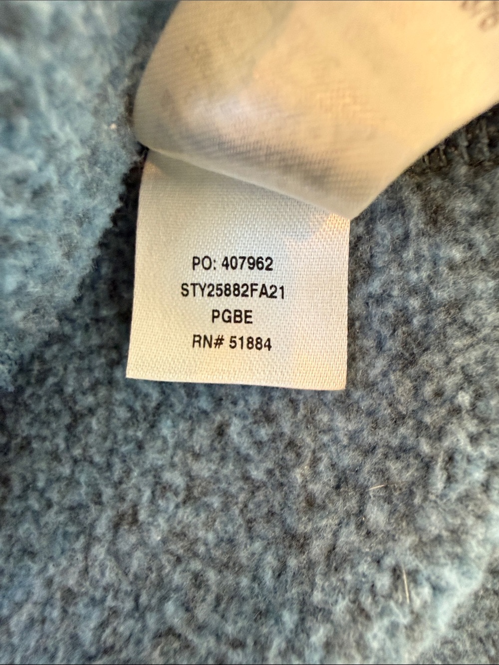 Patagonia Better Sweater Vest Light Blue Heather M - Picture 5 of 5